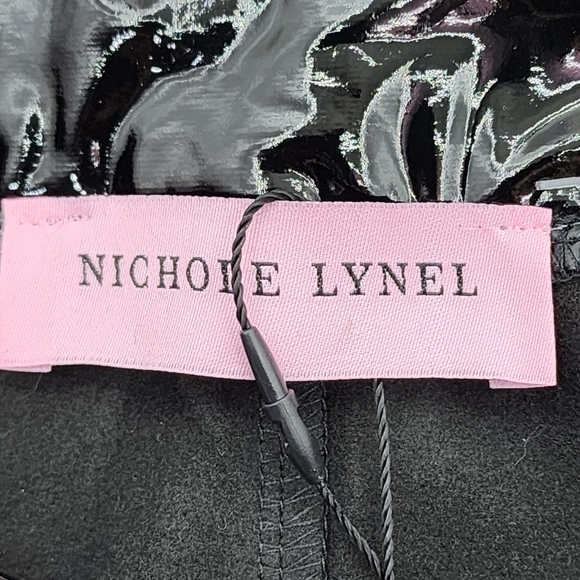 Nichole Lynel Women's Black Latex Pants - L - Picture 4 of 7